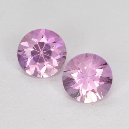 Light Pinkish Violet Сапфир Камень - 0.3ct Бриллиантовая Огранка (ID: 566028)