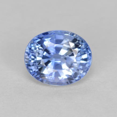 Pastel Blue Сапфир Камень - 0.5ct Фасетный Овал (ID: 566033)