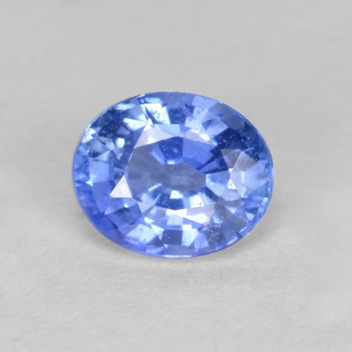 Светло-синий Сапфир Камень - 0.5ct Фасетный Овал (ID: 566035)