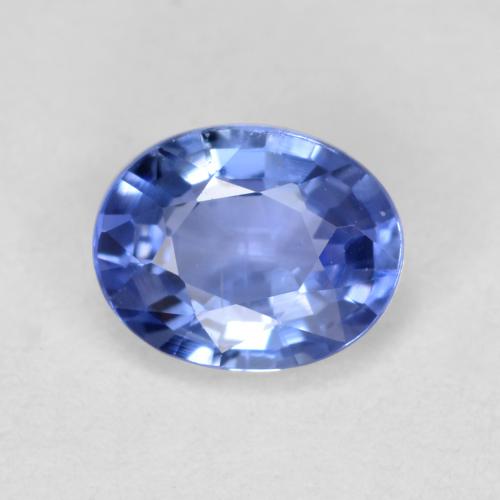 Синий / Голубой Сапфир Камень - 0.5ct Фасетный Овал (ID: 566036)