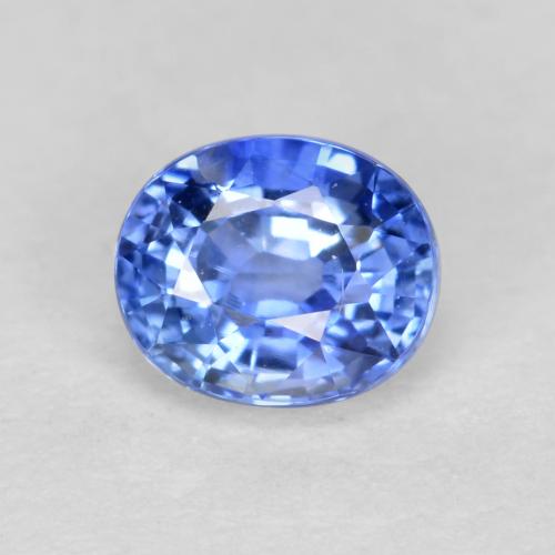 Светло-синий Сапфир Камень - 0.5ct Фасетный Овал (ID: 566038)