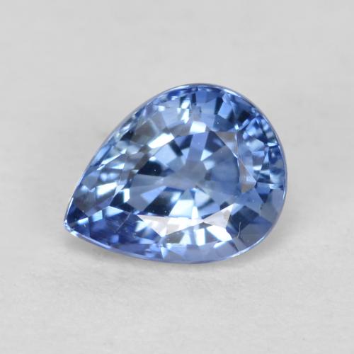Medium Dark Blue Saphir Edelstein - 0.4ct Birnen Schliff (ID: 566040)