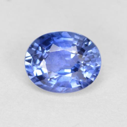 Azul pastel Zafiro Gema - 0.5ct Forma ovalada (ID: 566043)