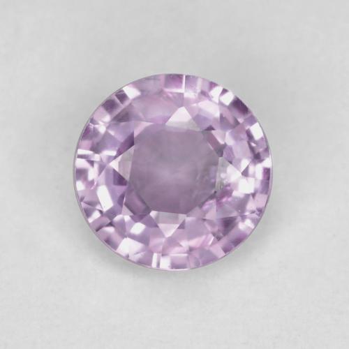 Светло-фиолетовый Сапфир Камень - 0.4ct Круглая Фасетная Огранка (ID: 566152)