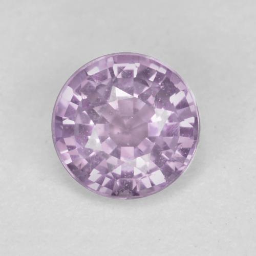 Violeta claro Zafiro Gema - 0.5ct Faceta Redonda (ID: 566153)