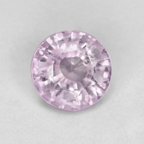 Light Violet Sapphire Gem - 0.6ct Round Facet (ID: 566158)