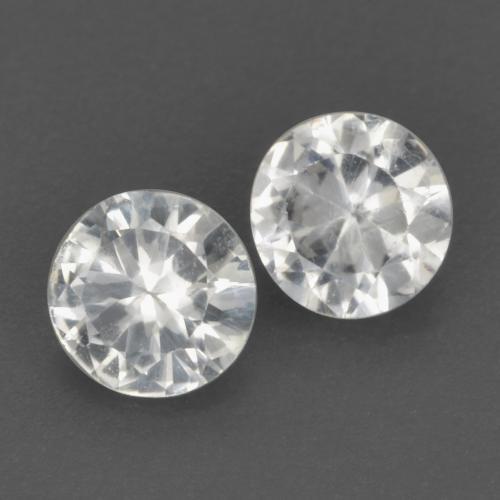 White Sapphire Gem - 0.2ct Diamond-Cut (ID: 566164)
