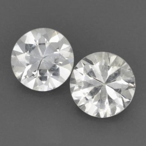 Blanco Zafiro Gema - 0.3ct Corte Diamante (ID: 566170)