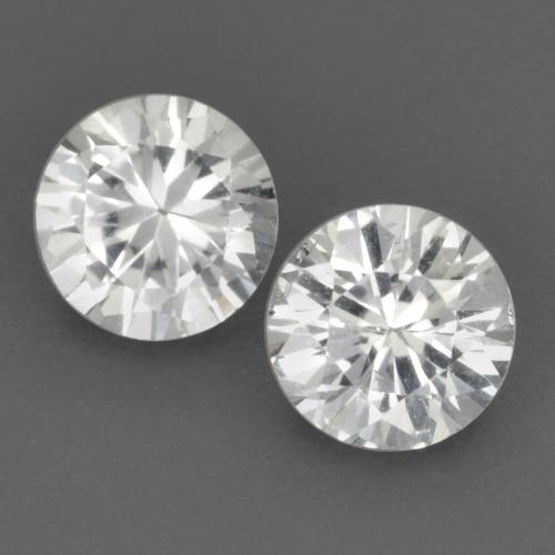 Blanco Zafiro Gema - 0.3ct Corte Diamante (ID: 566172)