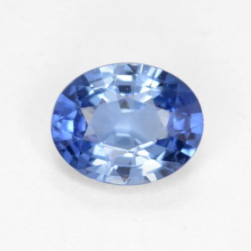 Medium Dark Blue Sapphire Gem - 0.5ct Oval Facet (ID: 566315)
