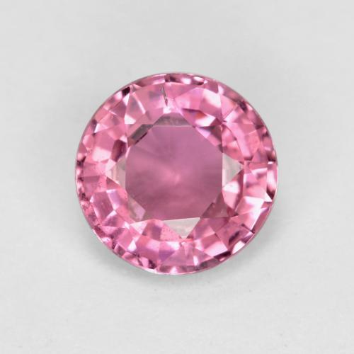 Rosado medio Zafiro Gema - 0.8ct Faceta Redonda (ID: 566465)