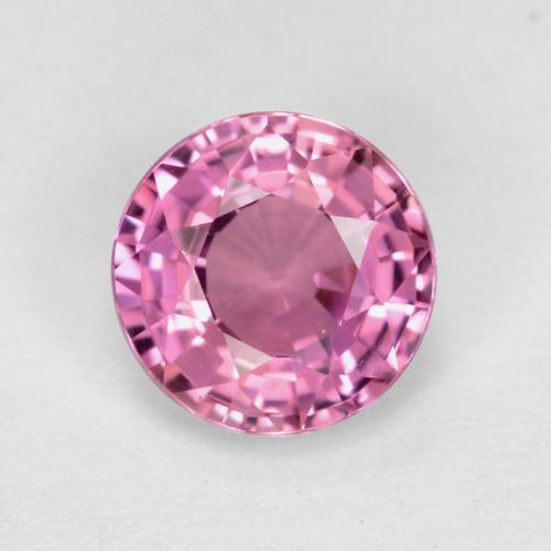 Rosado púrpura real Zafiro Gema - 0.6ct Faceta Redonda (ID: 566467)