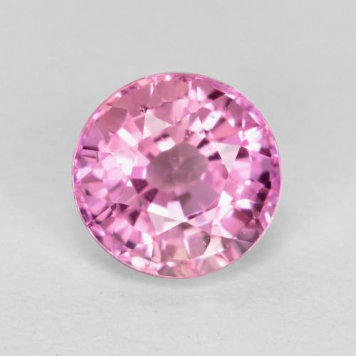 Rosado púrpura real Zafiro Gema - 0.7ct Faceta Redonda (ID: 566468)