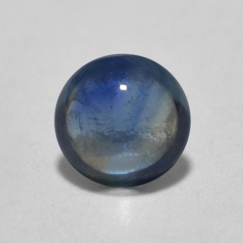 Navy Blue Sapphire Gem - 0.5ct Round Cabochon (ID: 566515)