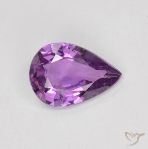 0.47ct Natural Purplish Violet Sapphire, Pear Shape, VS