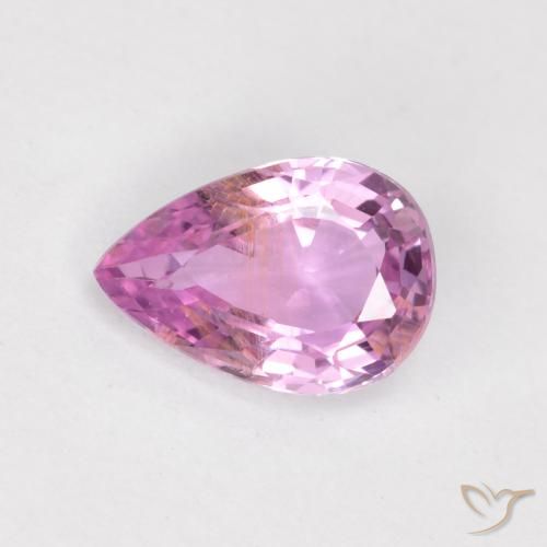 0.59ct Natural Light Pink Sapphire, Pear Shape, VS