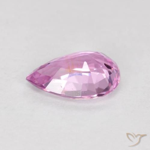 Sapphire Gemstone in 6.4 x 4.5 mm Size for Sale, Sapphire Stone in Light Pink Color