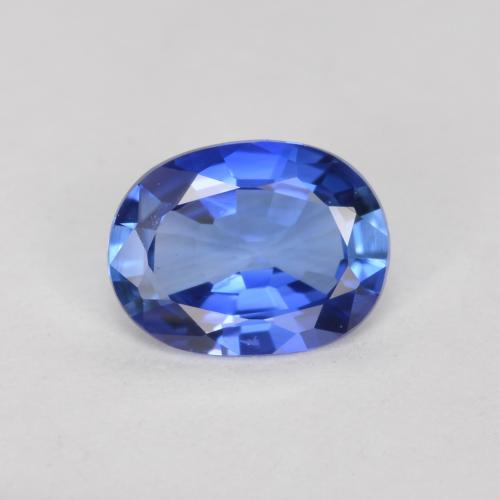 Medium Dark Blue Сапфир Камень - 0.5ct Фасетный Овал (ID: 566556)