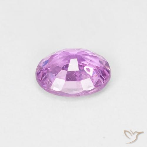 Sapphire Gemstone in 5.6 x 4.7 mm Size for Sale, Sapphire Stone in Violet Purple Color