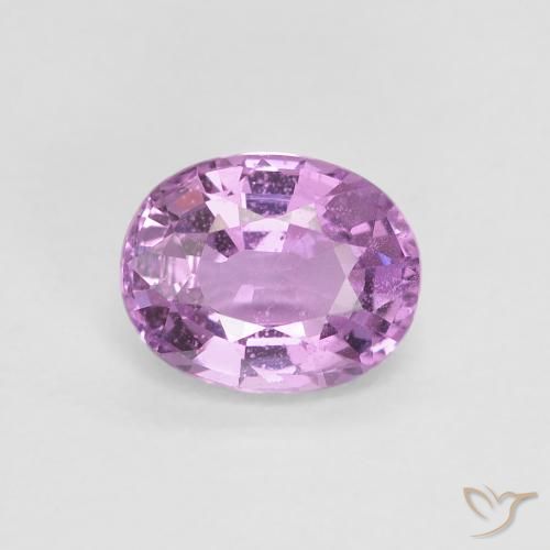 0.84ct Natural Pinkish Violet Purple Sapphire, Oval, VS-SI