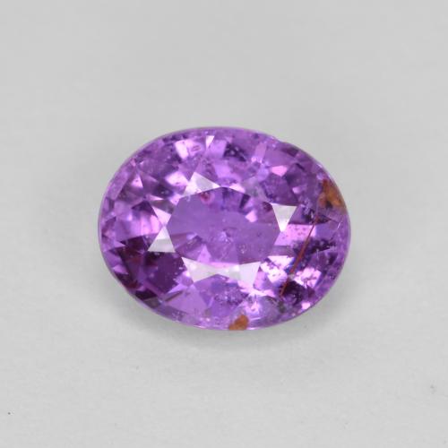 Medium Purplish Violet Saphir Edelstein - 0.7ct Oval facettiert (ID: 567133)