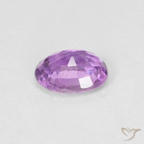 Sapphire Gemstone in 5.5 x 4.4 mm Size for Sale, Sapphire Stone in Medium Purple Color