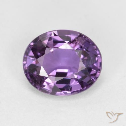 0.84ct Natural Deep Violet Sapphire, Oval, VS-SI