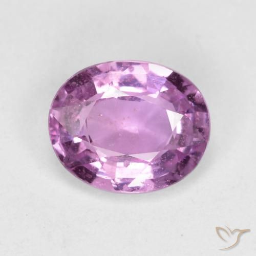 0.71ct Natural Pinkish Violet Purple Sapphire, Oval, VS-SI