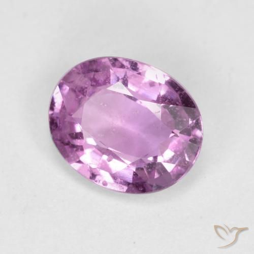 0.71 ct Purple Sapphire Stone, Natural Sapphire in Oval Facet Shape for Sale