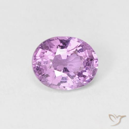 0.64ct Natural Violet Purple Sapphire, Oval, VS-SI