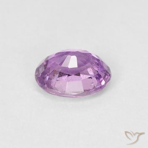 Sapphire Gemstone in 5.6 x 4.5 mm Size for Sale, Sapphire Stone in Violet Purple Color