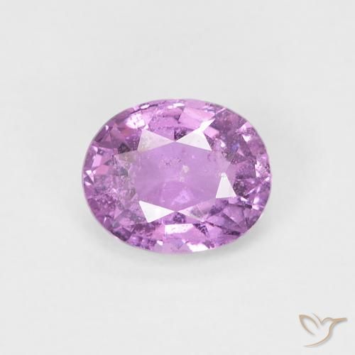 0.74ct Natural Medium Purple Sapphire, Oval, VS-SI