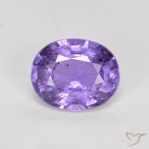 0.77ct Natural Royal Violet Sapphire, Oval, VS-SI