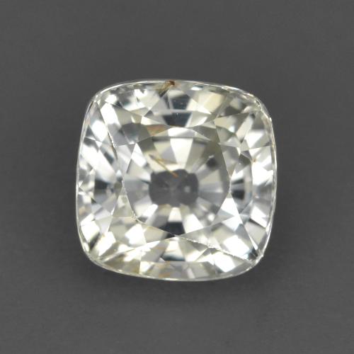Blanco cálido Zafiro Gema - 1ct Corte en Forma Cojín (ID: 567705)