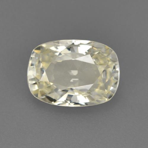 Amarillo pálido Zafiro Gema - 1.6ct Corte en Forma Cojín (ID: 567710)