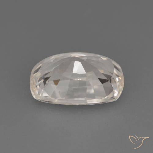 Sapphire Gemstone in 7 x 5 mm (calibrated) Size for Sale, Sapphire Stone in Very Light Golden Color