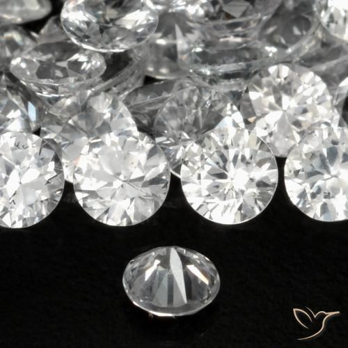 Best White Sapphires for Anniversary Band | Diamond cut White Sapphire