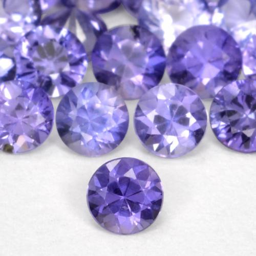 0.11 ct Violet Sapphire Gemstone, Sapphire Gem in Diamond-Cut Shape for Sale.