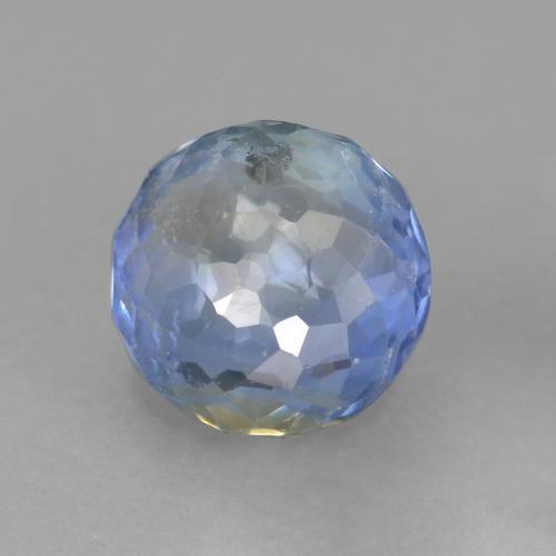 Bläulich-weiß Saphir Edelstein - 1.1ct Round Mixed-Cut (ID: 568894)