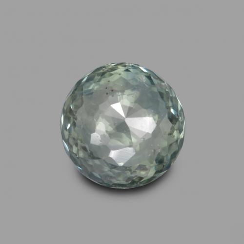 Verde azulado Zafiro Gema - 0.5ct Corte circular mezclado (ID: 569012)