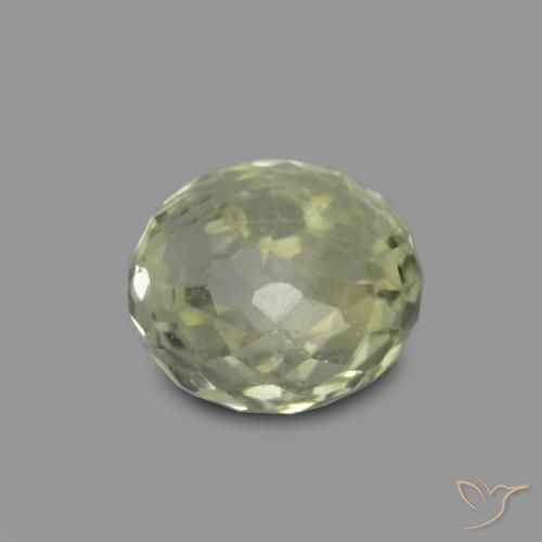 Sapphire Gemstone in 4.5 mm (calibrated) Size for Sale, Sapphire Stone in Yellowish Green Color