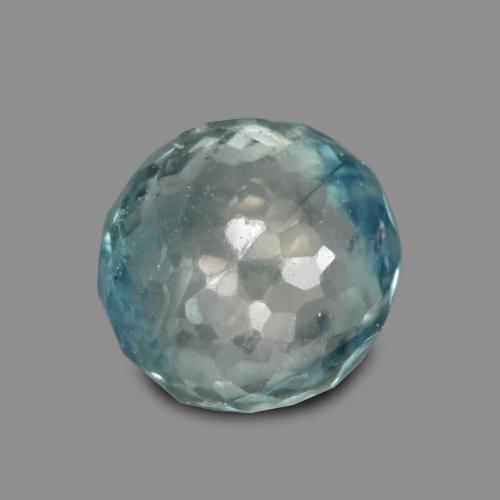 Turquoise Sapphire Gem - 0.9ct Round Mixed-Cut (ID: 569014)