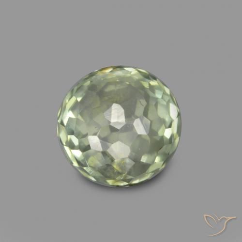 Light Forest Green Сапфир Камень - 0.6ct Round Mixed-Cut (ID: 569016)