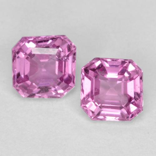 Intense Pinkish Purple Saphir Edelstein - 0.2ct Oktagon facettiert (ID: 569212)