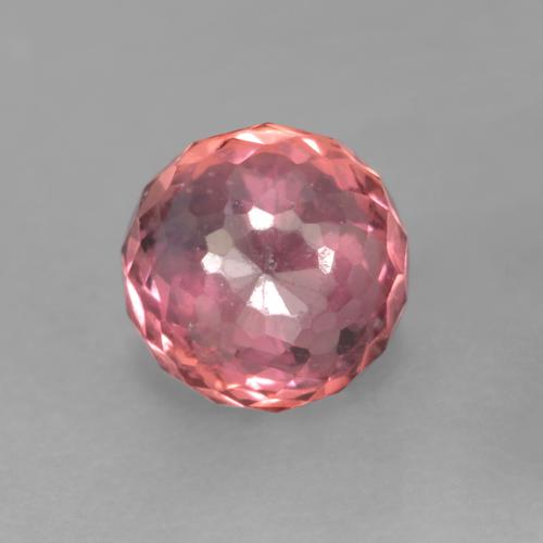 Rosado medio Zafiro Gema - 0.6ct Corte circular mezclado (ID: 569283)