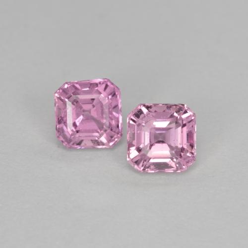 Very Light Royal Purple Pink Sapphire Gem - 0.4ct Octagon Facet (ID: 569301)