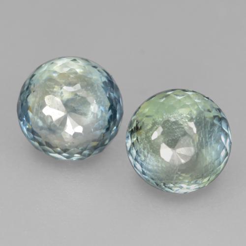 Multicolor Sapphire Gem - 0.6ct Round Mixed-Cut (ID: 570047)