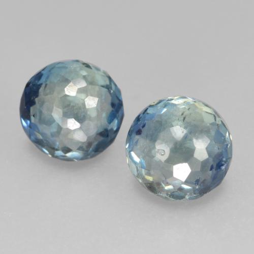 Multicolor Sapphire Gem - 0.6ct Round Mixed-Cut (ID: 570054)