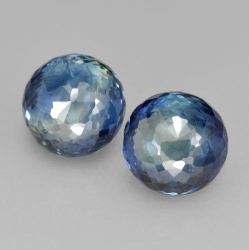 Multicolor Sapphire Gem - 0.6ct Round Mixed-Cut (ID: 570055)