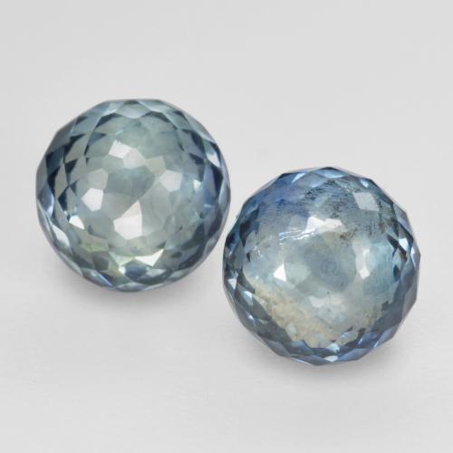 Multicolor Sapphire Gem - 0.6ct Round Mixed-Cut (ID: 570766)